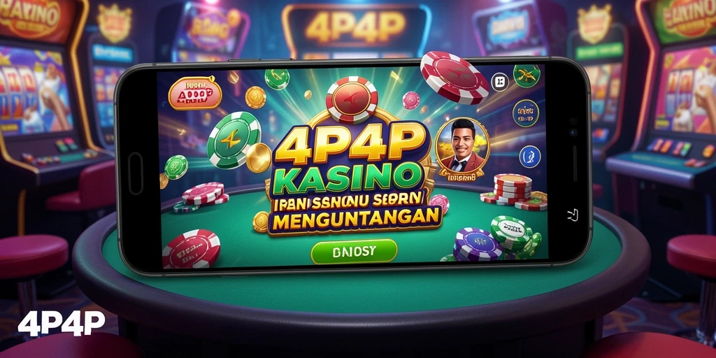 Tampilan menarik dari gameplay Kasino di 4P4P.