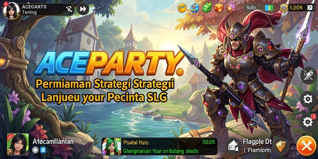 Tampilan gameplay <strong>ACEPARTY</strong> yang menegangkan dan strategis.