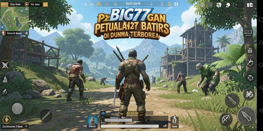 Gameplay menarik di dunia terbuka BIG77 dengan petualangan seru.