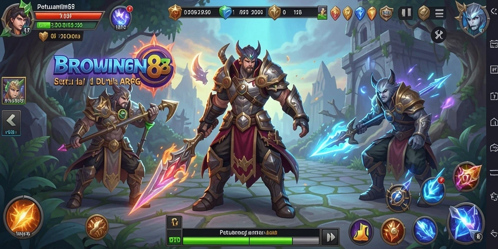 Tampilan gameplay menakjubkan BROWIN88 yang penuh aksi dan strategi.
