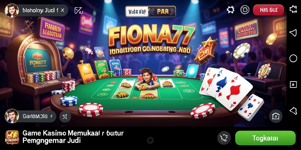 Tampilan gameplay menarik dari FIONA77 yang penuh aksi Kasino.