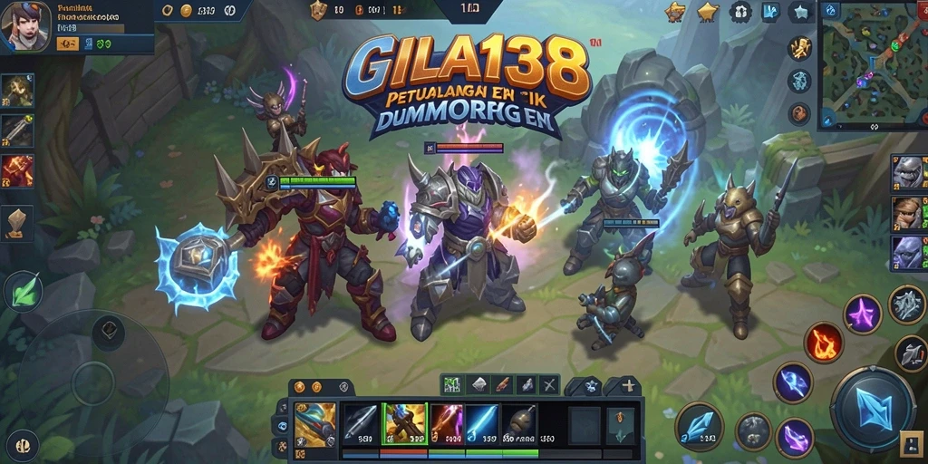 Tangkapan layar dari gameplay GILA138 yang menampilkan aksi pertarungan.