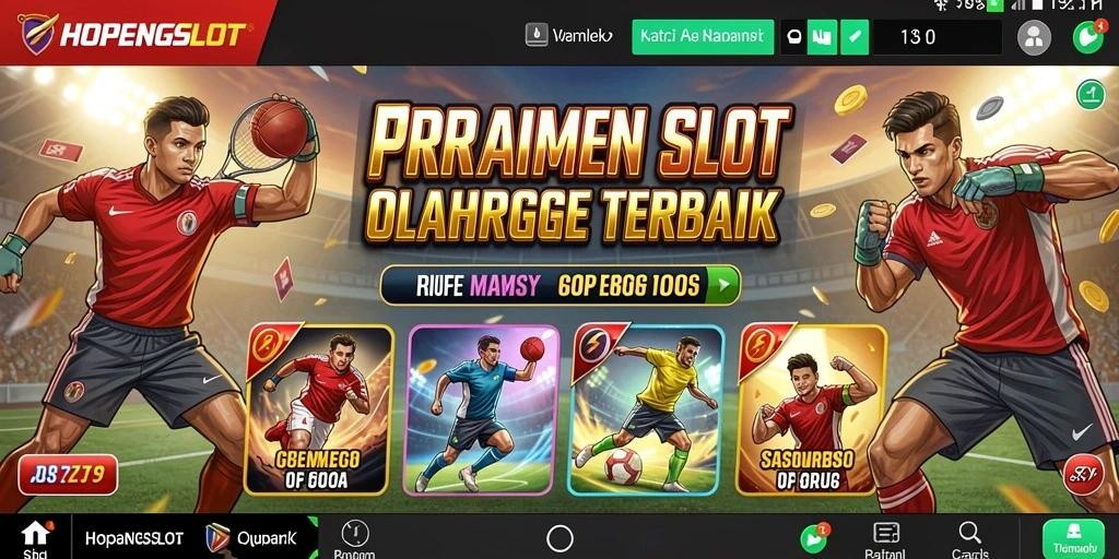 Tampilan menarik dari gameplay HOPENGSLOT yang penuh semangat olahraga.