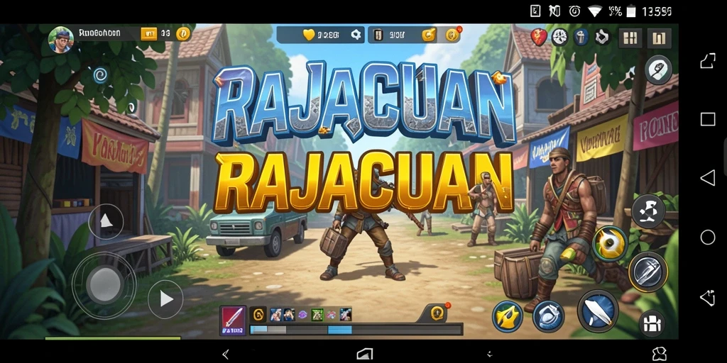 Screenshot gameplay RAJACUAN yang menunjukkan strategi simulasi yang menantang.