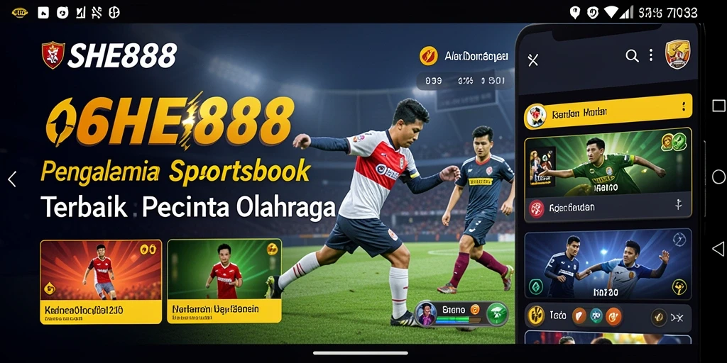 Gameplay menarik dalam aplikasi Sportsbook SHE888.