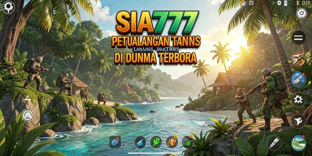 Tampilan menakjubkan dari dunia terbuka SIA777 dalam action gameplay.