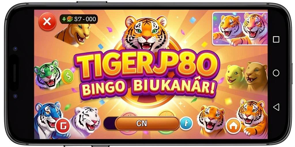Screenshot permainan TIGERJP88 menampilkan suasana Bingo yang menyenangkan.