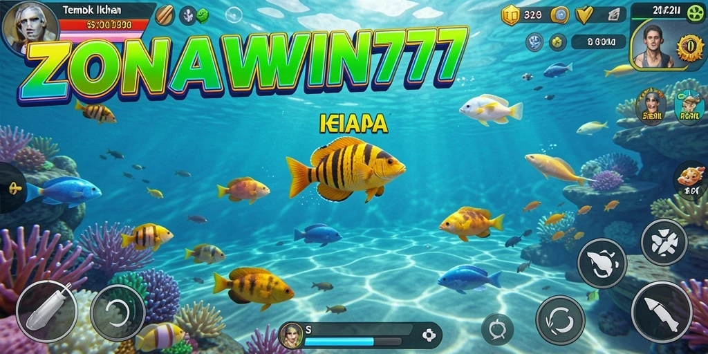 Gameplay Tembak Ikan yang mendebarkan dan penuh warna.